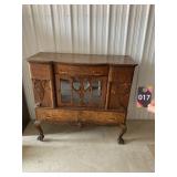 Antique Dresser scratched leg 44"Wx19"Dx41"H