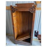 Vintage Display Cabinet no glass 28"Wx12"Dx62"H