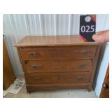 Antique 3 Drawer Dresser 41"Wx18"Dx33"H