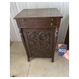 Antique Cashier Cabinet 23"Wx18"Dx38"H