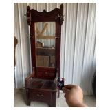 Hall Tree 27"Wx19"Dx82"H
