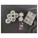 Salt Cellars & Crystal Snowflakes