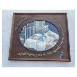 "On Guard" Framed Print 28"x23"