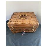 Large Wicker Sewing Basket