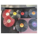 Vintage Vinyl Records with Case