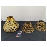 Brass Lamp Shades 6"x5"