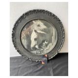 14" Framed Horse Picture