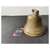 4" 1878 Salgnelegier Chiantel Fondeur Brass Bell