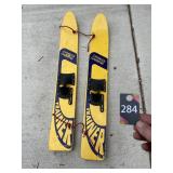 Cypress Wood Garden Trainer Water Skis