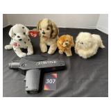 Star Trek Gun, Beanie Baby & Vintage Plush Animals