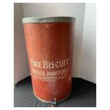 Fine Biscuit Container 26"H