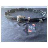 Genuine Leather Ladies Belt & Buckle 32