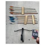 Cross Bow & Arrows