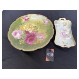 Regina German Decorative Plate & Trinket Dish