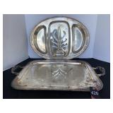 Silver Plated Serving Trays