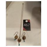 Sterling Silver Necklace & Earrings