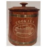 Wood Cookie Jar