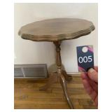 25"Hx17"D Wood Table