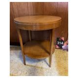 24"d, 28.5"H Mid Century Round Table