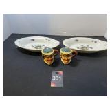 Vintage Toby Mugg Salt & Pepper Shakers & Dishes