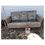 Bunting Vintage Metal Porch Glider