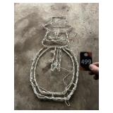 Lighted Snowman works
