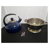 Tea Pot & Strainer