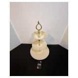 Royal China Iron Stone 3 Tier  Serving Tray