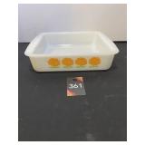 Vintage 10" Square Glass Bake Pan