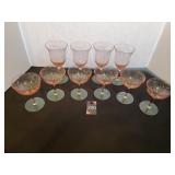 Weston Glass Diamond Optic Depression Glasses