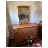Vintage Dresser & Mirror