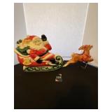 1970 Empire Santa Sleigh Blow Mold