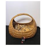 Clothes Pins & Basket
