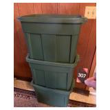 18 Gal Rubbermaid Totes