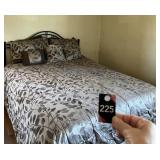 Standard Queen Size Bed & Bedding