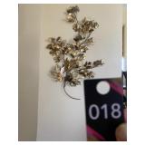 41" Metal Leaf Wall Decor