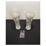 6" Lenox Crystal Vases