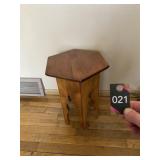 17"Hx15"D Wood Table