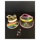 Vintage Mickey & Minnie Sun Visors Vintage Mickey & Minnie Sun Visors
