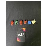 Disney Plastic Cracker Jack Charms 1960's Disney Plastic Cracker Jack Charms 1960's