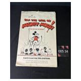 Hallmark Pin the Tail on Mickey Mouse Game Hallmark Pin the Tail on Mickey Mouse Game
