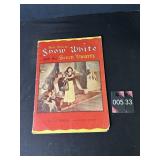 Snow White & 7 Dwarfs Cloth Book 1938