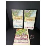 Vintage Walt Disneyland Maps 1961-1962 Vintage Walt Disneyland Maps 1961-1962