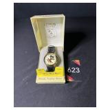 Mickey Mouse March Melody Analog Alarm Watch-New