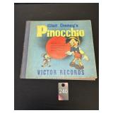 Walt Disney Pinocchio Victor Record & Book missing