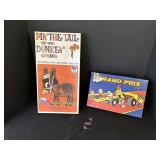 Pin The Tail On The Donkey & Grand Prix Game