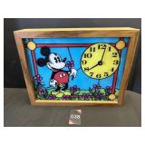 14"x11" Walt Disney Productions Stained Glass...