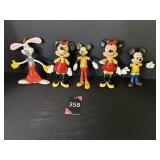 Vintage Disney Rubber Figurines