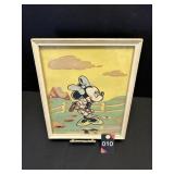 1940s Walt Disney Minnie Mouse 9'x11' 1940s Walt Disney Minnie Mouse 9'x11'