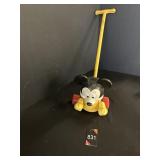 Walt Disney Mickey Mouse Push Toy Walt Disney Mickey Mouse Push Toy